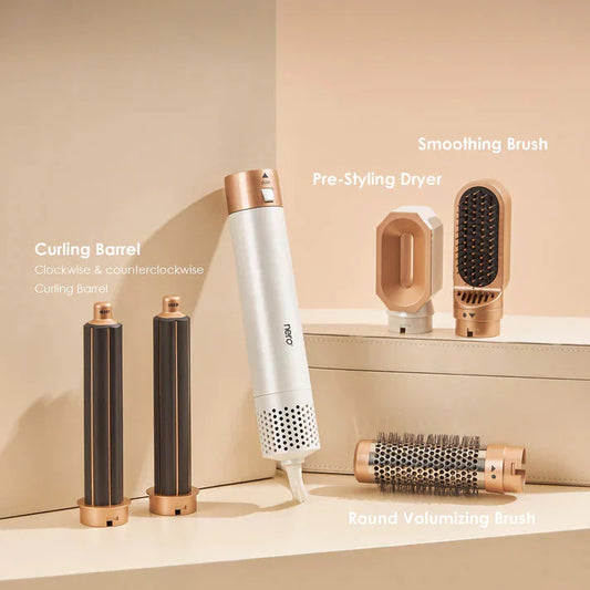 Premium 5 in 1 Hair Styler Pro – Transform Your Hair Game with One Tool! Silky Hair 